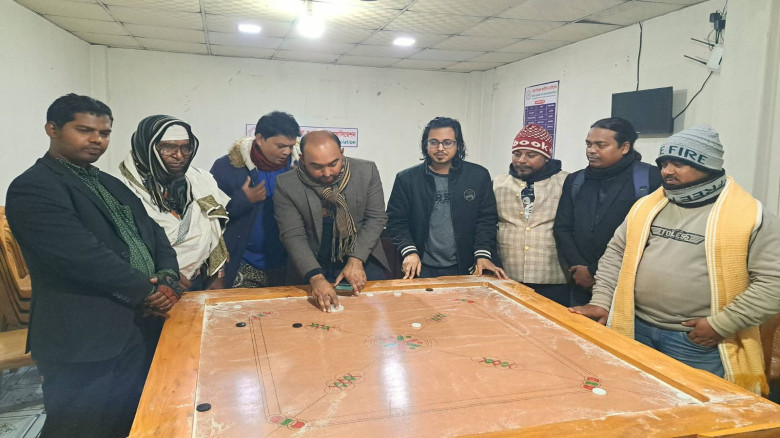 জার্নালিস্ট এসোসিয়েশনের উদ্যোগে ক্যারাম বোর্ড প্রতিযোগিতা