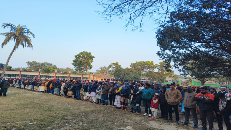 ভোলাহাটে বেগম খালেদা জিয়ার গায়েবানা জানাজা ও দোয়া অনুষ্ঠি