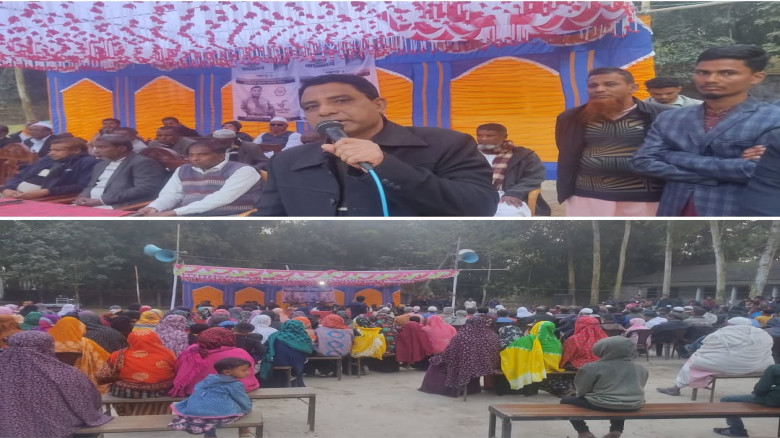 দশমাইল হাই স্কুল মাঠে ধানের শীষের পথসভা: ষড়যন্ত্র রুখে দেওয়া