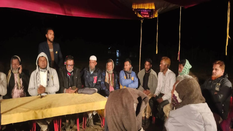 কুলিয়ারচরে শরীফুল আলমের পক্ষে ধানের শীষের নির্বাচনী সভা অনুষ