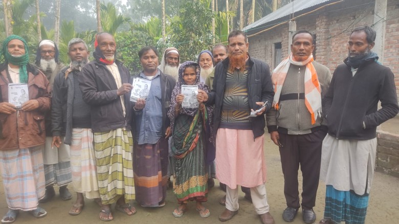 পঞ্চগড়-১ আসনে ধানের শীষের পক্ষে মিন্টু কামালের নেতৃত্বে ব্যা