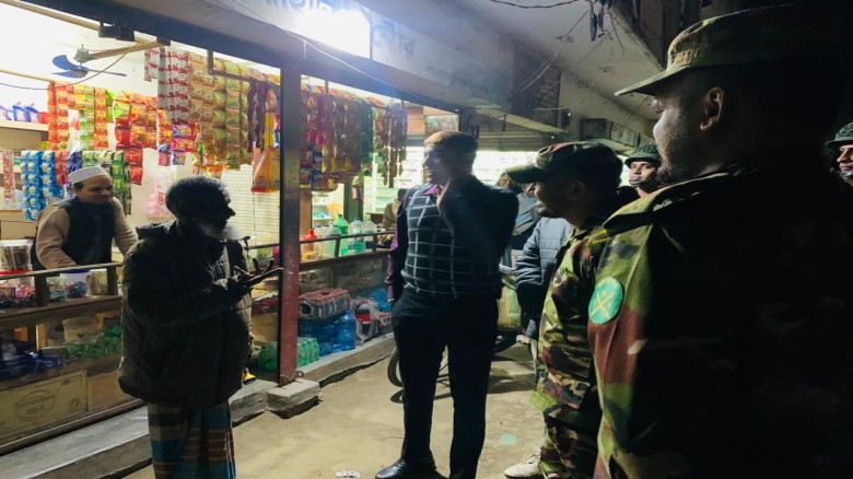 নাগরপুরে নির্বাচন আচরণবিধি নিশ্চিতে সেনাবাহিনী ও প্রশাসনের য