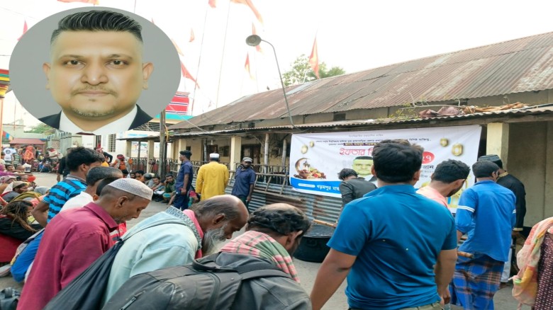 ব্রাহ্মণবাড়িয়ায় মাহমুদ শওকত আজাদ-এর পক্ষ থেকে গরীব দুস্থদ