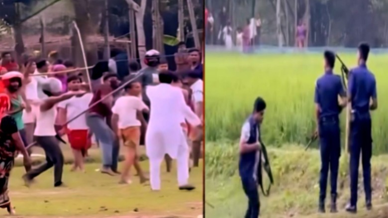 কিশোরগঞ্জে খেলাকে কেন্দ্র করে টানা দুদিন ধরে সংঘর্ষ,ওসিসহ আহ